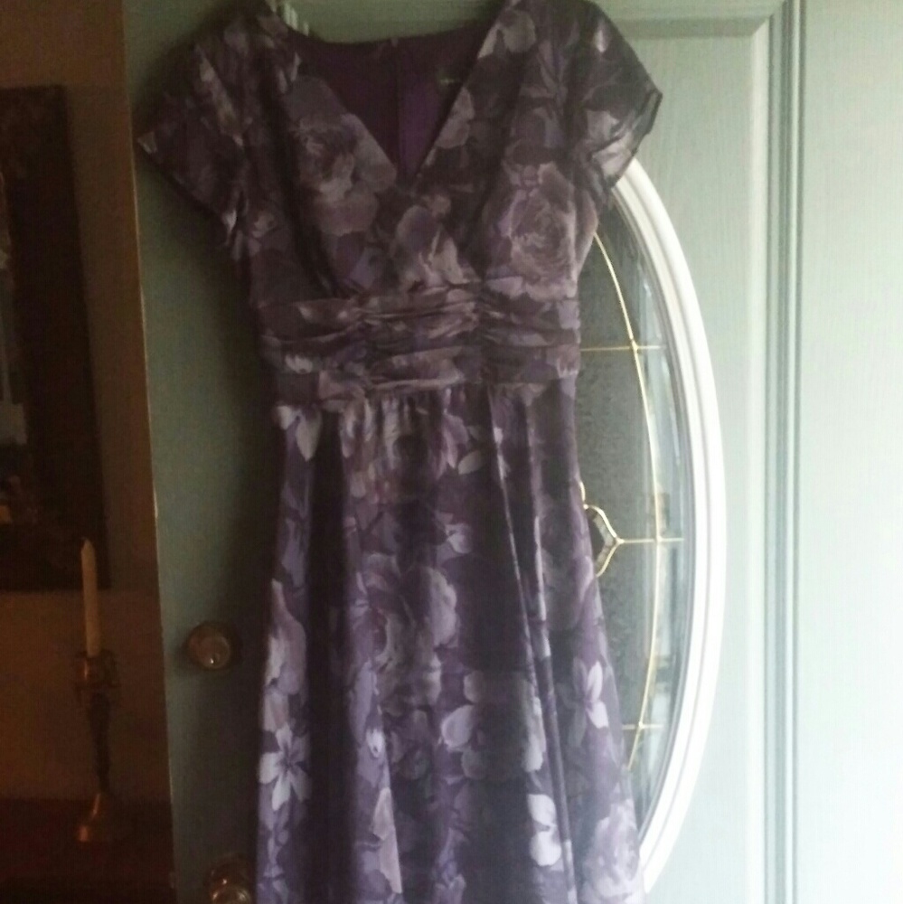Purple flower dress